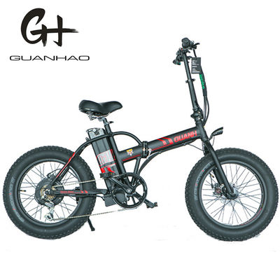 10.5 AH バッテリー容量 500W 折りたたむ脂肪タイヤ 折りたたむ電動自転車 E自転車自転車