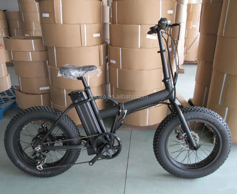10.5 AH バッテリー容量 500W 折りたたむ脂肪タイヤ 折りたたむ電動自転車 E自転車自転車