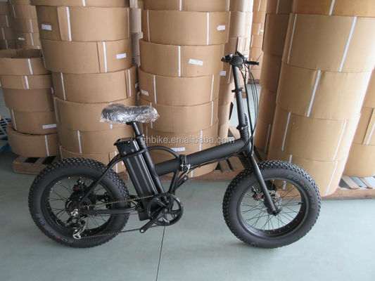 10.5 AH バッテリー容量 500W 折りたたむ脂肪タイヤ 折りたたむ電動自転車 E自転車自転車