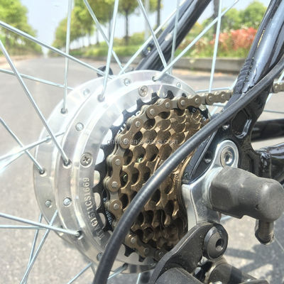隠された電池 電気 マウンテン バイク 鉄分叉 21 スピード ギア