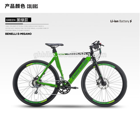 CE認定 200Wの電動自転車 700Cの車輪と単速フリーホイール