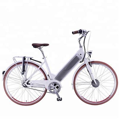 シングルスピード 200-250W 緑色都市電気自転車 ヨーロッパ市場 26 インチ A2B 緑色