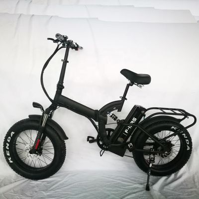 48V 14Ah リチウムバッテリー サムスン 7 スピード 750W 20&quot; 4.0 フルサスペンションフレーム 折りたたむEバイク