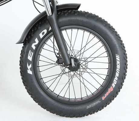 48V 14Ah リチウムバッテリー サムスン 7 スピード 750W 20&quot; 4.0 フルサスペンションフレーム 折りたたむEバイク