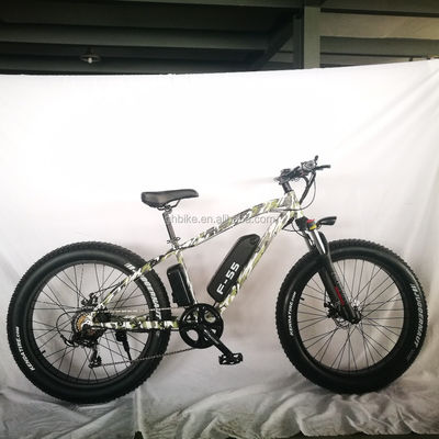 26インチ 750W カモフラージュ 軍用色 雪 電動自転車 48V NO 折りたたみ