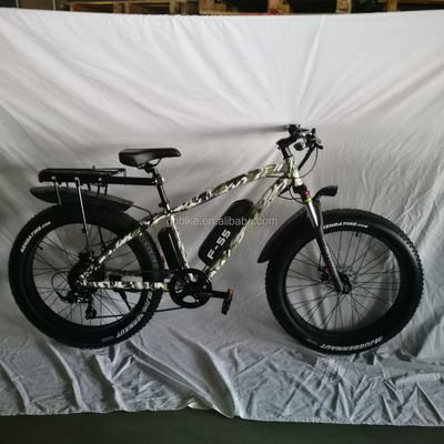 26インチ 750W カモフラージュ 軍用色 雪 電動自転車 48V NO 折りたたみ