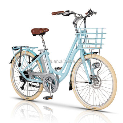 レディース ビーチクルーザー ボーレ ケンジントン 電動自転車 48V 電圧とアルミフレーム