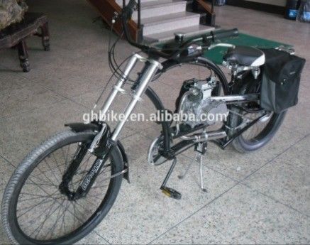 24インチモーターチョッパー 80CC アルミ合金フレーム クールデザイン アメリカ標準バイク