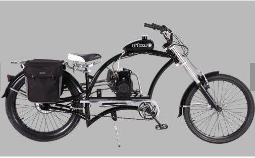 24インチモーターチョッパー 80CC アルミ合金フレーム クールデザイン アメリカ標準バイク