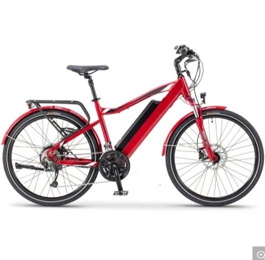 都市道路電動自転車 26 インチ アルミフォーク素材とバックキャリアバッテリー