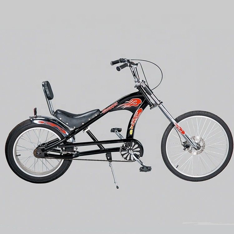 総重量38kg 24インチヘリコプター自転車 単速ギアと長いフレーム