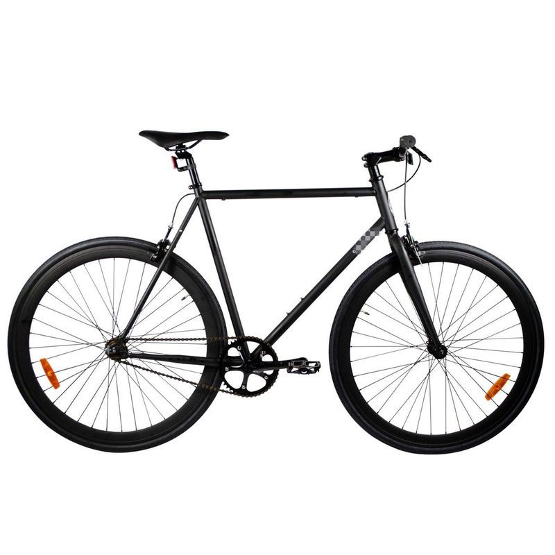 KMCチェーン 黒 700C シングルスピードトラック自転車 男性用 ヴィンテージ固定ギア自転車