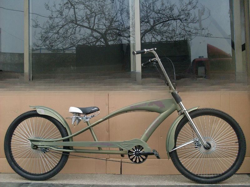 19kg 輝く重量 鋼フォーク 26インチ ビーチクルーザー スタイルのヘリコプター 性能のための自転車