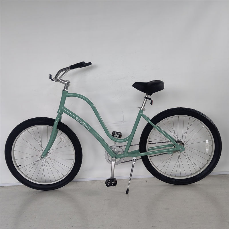 26インチ ステップ・トゥー・ビーチ・クルーザー 自転車 アルミ合金フレームとシングルギア