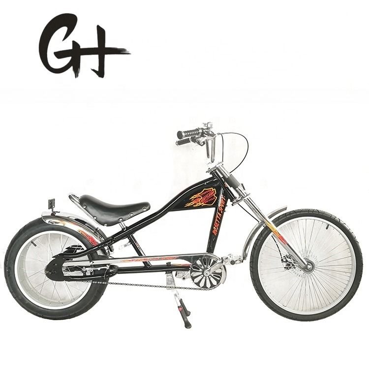 CE OEM アダルト・チョッパースタイル自転車 24-20インチシングルスピードとハイテンの鉄筋
