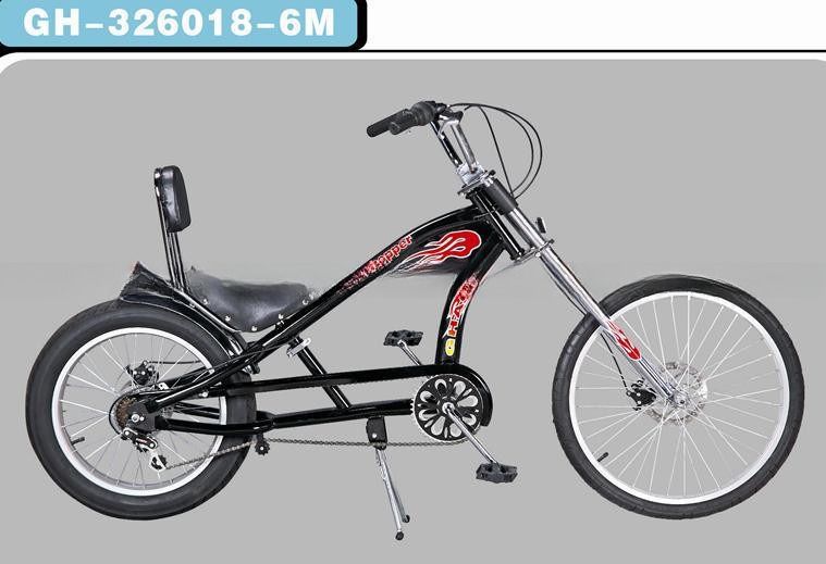脂肪タイヤ 自転車 20-24 チョッパー 自転車 23KGS アルミ合金輪材付き 自転車