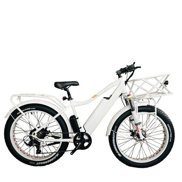 26&quot;4.0 ビッグスノーファットタイヤ 電動自転車 ディスクブレーキと1000W 48V 17AH 後部バファングモーター