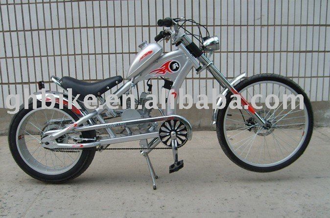 ROSH認定 24 &quot;GASモーターチョッパーバイクと最高性能のための鋼フォーク材料