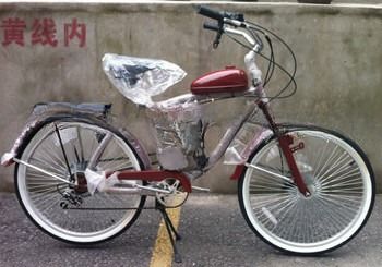 快適な運転体験 円盤ブレーキとYScolor付きの48ccガソリンエンジンの自転車