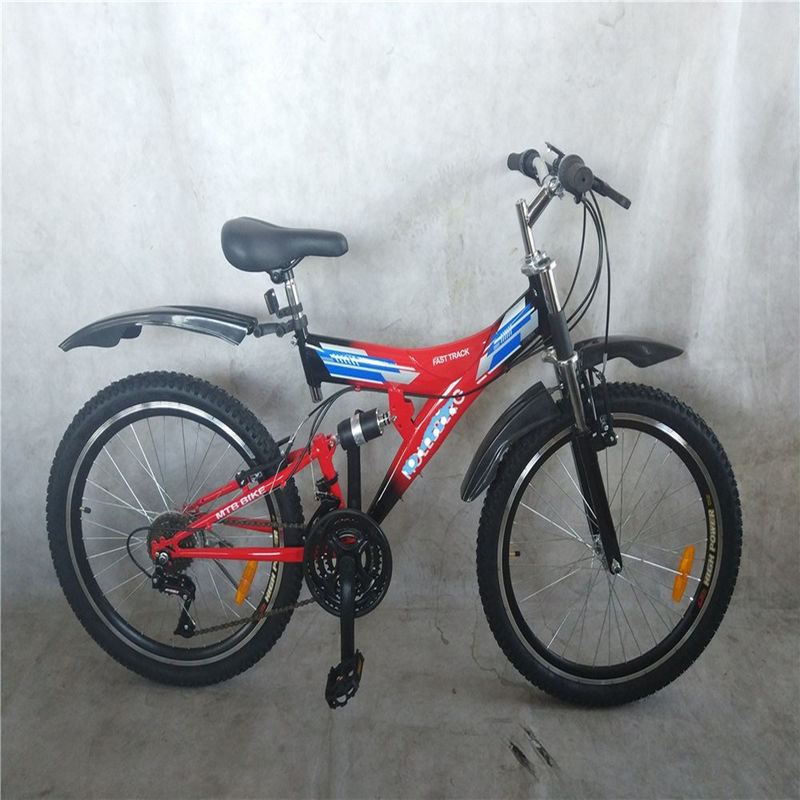 鉄筋 18 スピード 下山 MTB サイクル 完全ダブルサスペンション マウンテンバイク 24