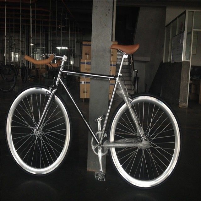 NO 折りたたむ 700C クロム カラー シングル スピード 大人レース 固定自転車 OEM 台湾部品
