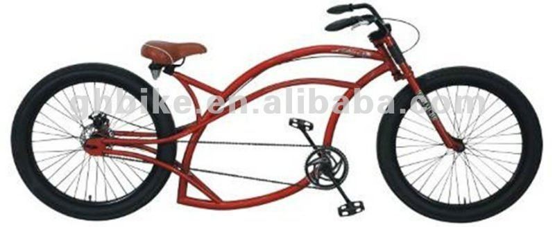 合金本体24インチ CE認証 Chopper ビーチクルーザー 自転車 快適な乗車