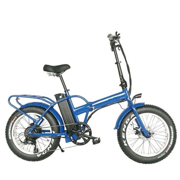 20インチ電動折りたたみバイク リアハブモーター 48V 500W モーター 14AH リチウムバッテリー 40KM/H 最大速度