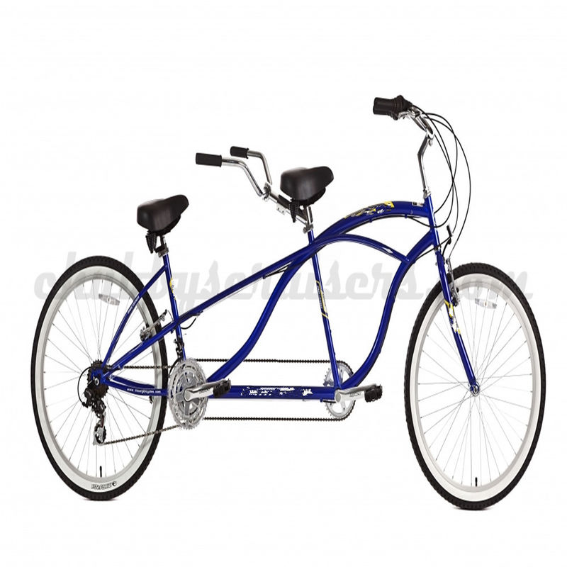 OEM 26インチ アダルト タンデム ビーチ クルーザー バイク 長さ 1.8m 負荷容量 300kg