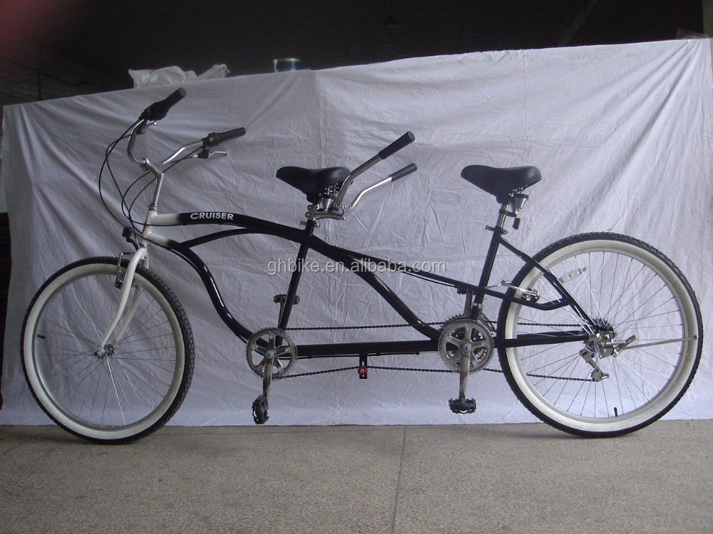 26&quot;x2.125 タイヤ アルミ合金輪 7 スピード アダルト 三輪 都市自転車 タンドム 乗車