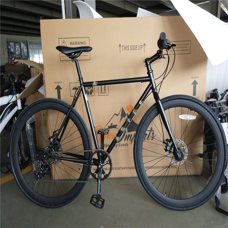 13kg 28&quot;ホイールサイズ クロモリー自転車フレーム 4130 シティクルーザー 男性自転車 7スピード都市自転車ハイブリッド 700c自転車