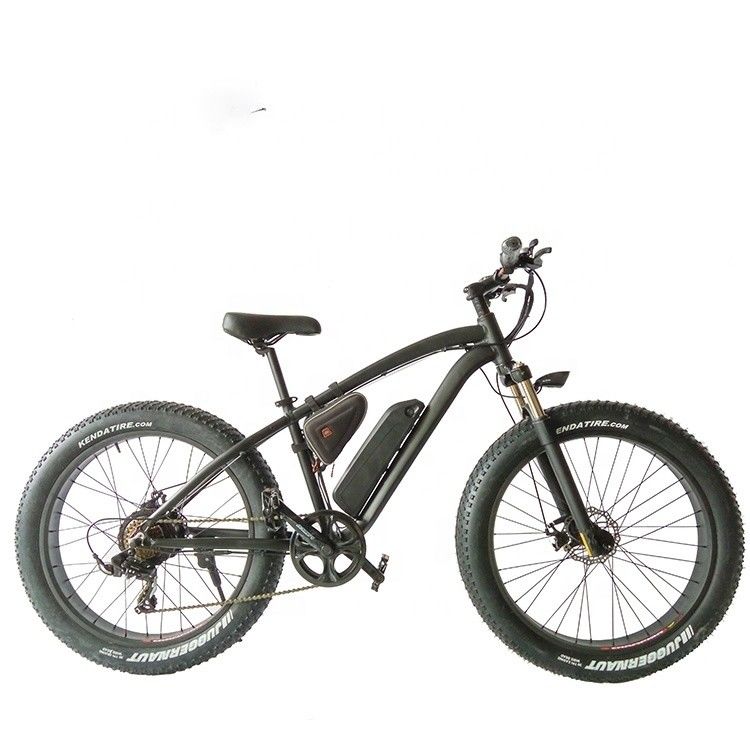 26インチ 1000W 48V リチウム電池 14AH 電動脂肪タイヤ マウンテンバイク 7 スピードギア