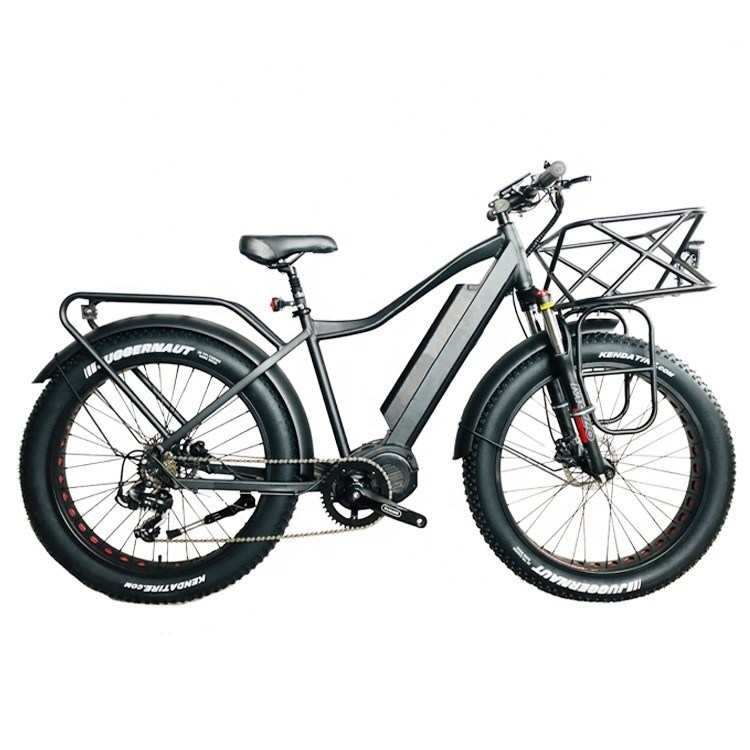 米国市場 EN15194 CPSC 48V 1000W 17AH バファングの中間モーター付き電気マウンテンバイク