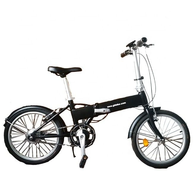 16インチミニ折りたたみ自転車 24V 250Wモーターと10AHリチウム電池ギアシングルスピード
