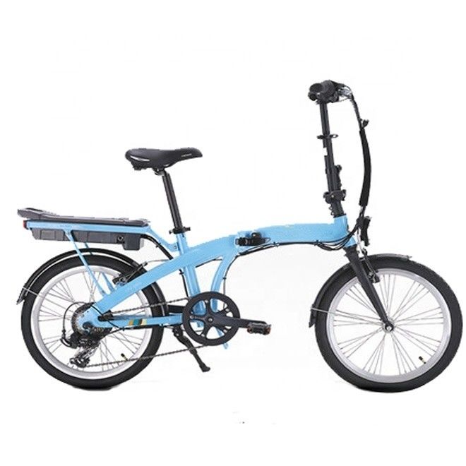 CE認証 20インチミニ電気折りたたみ自転車 7速ギアと10.5AHバッテリー