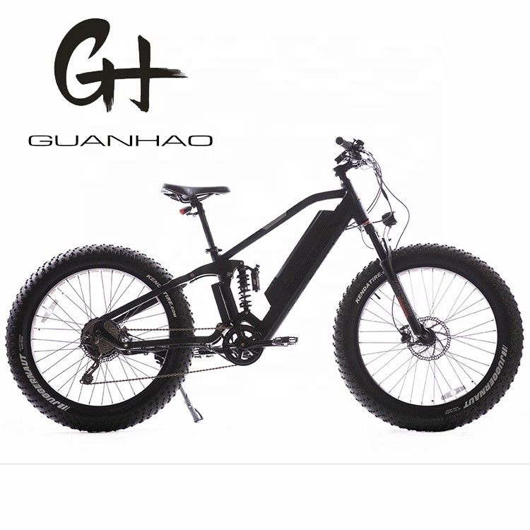 8 スピードギア 26インチ 48V 17Ah リチウム電池 1000W バファングミドルモーター付き電気マウンテンバイク