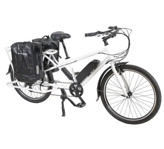 アルミリーム ロングテール カーゴ 電動バイカー 標準型 48V1000W EN15194
