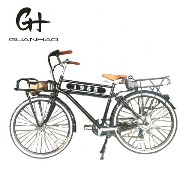 アルミハブ 28インチ 36V 15AH 貨物 伝統 ヴィンテージ クラシック 男性 250W PAS 電子自転車