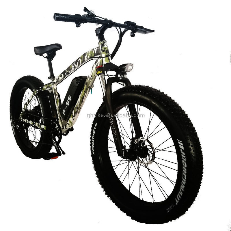 26インチ 750W カモフラージュ 軍用色 雪 電動自転車 48V NO 折りたたみ